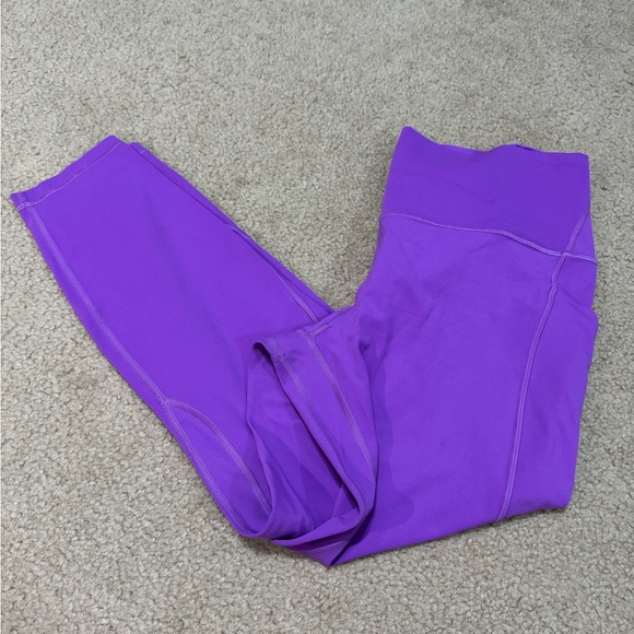 25” Align Pant with Pockets, Moonlit Magenta, Size 12, Single-lined, no pilling! - Picture 4 of 6